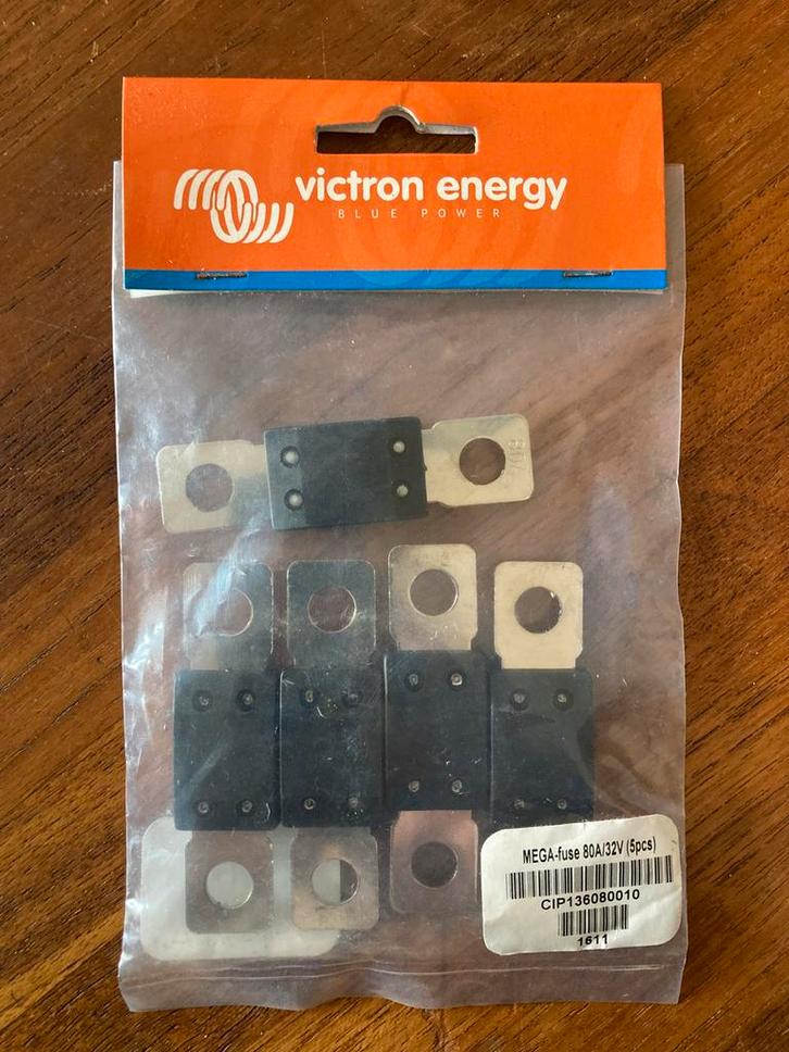 Victron MEGA Zekering 80A 32V (5 stuks), Hobby en Vrije tijd, Elektronica-componenten, Nieuw, Ophalen of Verzenden