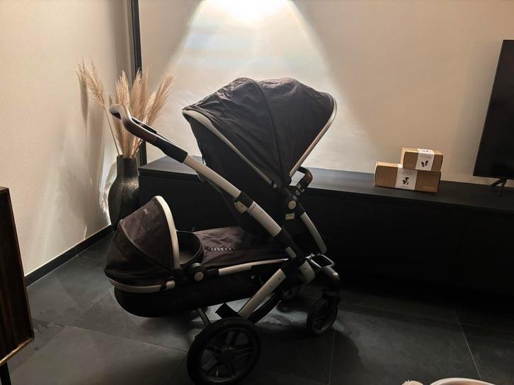 Joolz Geo Earth - Hippo anthracite kinder-/duowagen, Kinderen en Baby's, Kinderwagens en Combinaties, Zo goed als nieuw, Kinderwagen