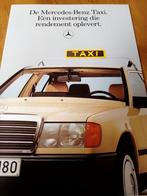 Mercedes Benz Taxi, folder, Boeken, Auto's | Folders en Tijdschriften, Ophalen of Verzenden, Zo goed als nieuw