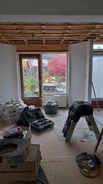 hardhouten buitendeuren  (  2 stuks ), Doe-het-zelf en Verbouw, Deuren en Horren, Ophalen, Gebruikt, 80 tot 100 cm, Buitendeur