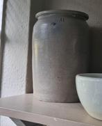 Brocante oude Franse grès pot, Antiek en Kunst, Curiosa en Brocante, Ophalen of Verzenden