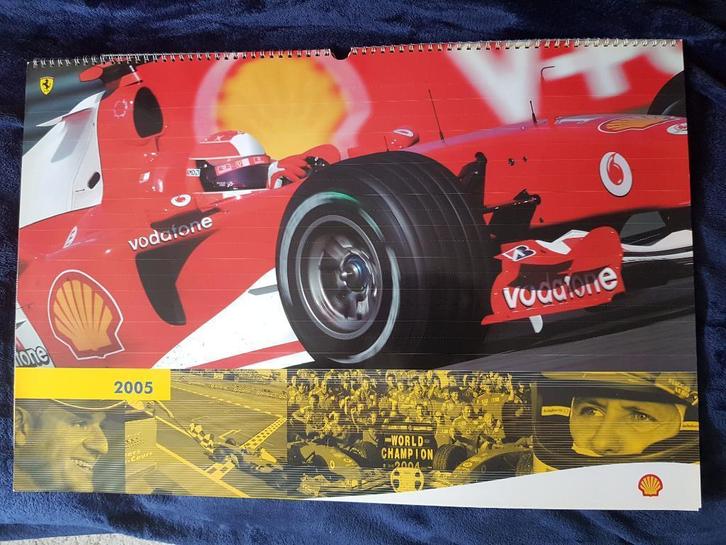 Ferrari kalender F1  (2005), Hobby en Vrije tijd, Overige Hobby en Vrije tijd, Zo goed als nieuw, Ophalen of Verzenden