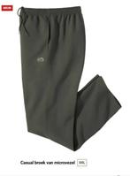 Casual kaki broek met elastische tailleband maat XXL, Ophalen of Verzenden, Nieuw, Overige maten, Overige kleuren
