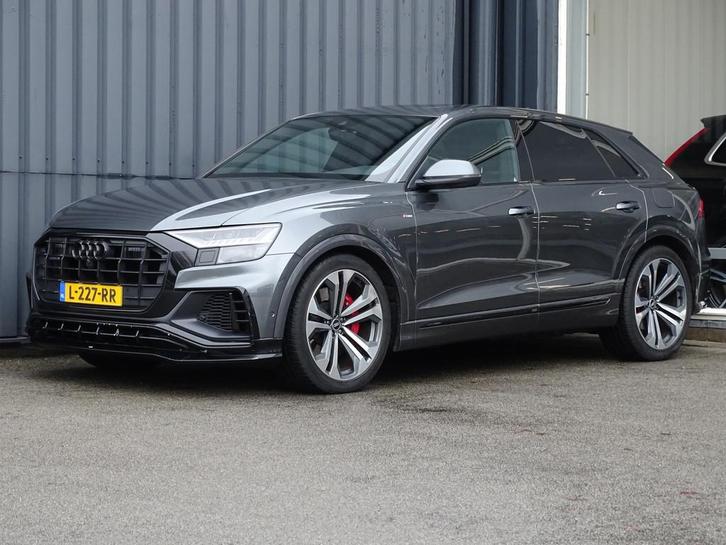 Audi Q8 55 TFSI e quattro Pro Line S | Pano | Matrix LED | B, Auto's, Audi, Bedrijf, Te koop, Q8, ABS, Achteruitrijcamera, Airbags