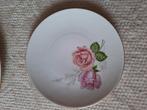 9) vintage taart schaal en 12 gebaksbordjes, Antiek en Kunst, Ophalen of Verzenden