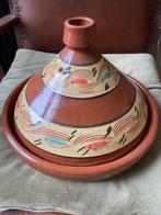 Mooie, geglazuurde Tajine, Antiek en Kunst, Antiek | Keramiek en Aardewerk, Ophalen of Verzenden
