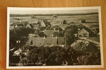 Ameland Nes, luchtfoto noordkant dorp met Strandweg en duin beschikbaar voor biedingen