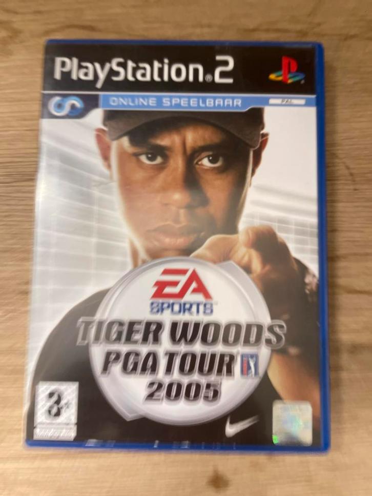 Tiger Woods PGA Tour 2005 - PlayStation 2, Spelcomputers en Games, Games | Sony PlayStation 2, Gebruikt, Sport, 1 speler, Vanaf 3 jaar