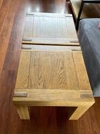 Salontafels eiken L55xB55xH45, Huis en Inrichting, Tafels | Salontafels, Ophalen, 50 tot 100 cm, 50 tot 100 cm, Zo goed als nieuw