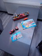 Lego.  7906. Brandweerboot. En 7942. Brandweerauto, Ophalen of Verzenden, Gebruikt