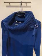 Gebreide jurk Karen Millen 92% wol, maat 36, Blauw, Ophalen of Verzenden, Maat 36 (S), Gedragen