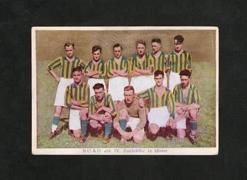Voetbalplaatje NOAD Tilburg Jaren 20/30., Verzamelen, Overige Verzamelen, Zo goed als nieuw, Ophalen of Verzenden