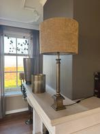 Mooie bronzen lamp inclusief kap, Ophalen of Verzenden, Zo goed als nieuw, Rond, 50 cm of meer