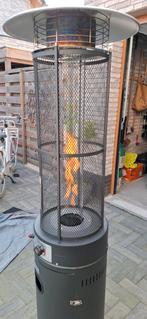 Eurom Flameheater 11000 + gasfles + afdekhoes, Tuin en Terras, Terrasverwarmers, Ophalen, Gebruikt, Gas, Vloer