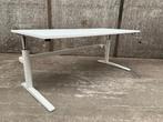 zo goed als nieuwe slinger verstelbare bureau's 180x80cm wit, Ophalen of Verzenden, In hoogte verstelbaar, Zo goed als nieuw