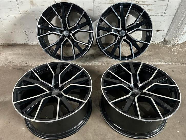 Originele 22 inch Audi S-Line velgen 5x112 E-tron Q7, Auto-onderdelen, Banden en Velgen, Velg(en), Zomerbanden, Overige maten