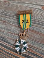 Vierdaagse Nijmegen Medaille - 22e Deelname, Ophalen of Verzenden, Overige soorten, Nederland, Lintje, Medaille of Wings