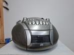 zgan uitgebreide draagbare cd radio + cassettedeck, Audio, Tv en Foto, Ophalen of Verzenden, Refurbished, Philips, Met radio