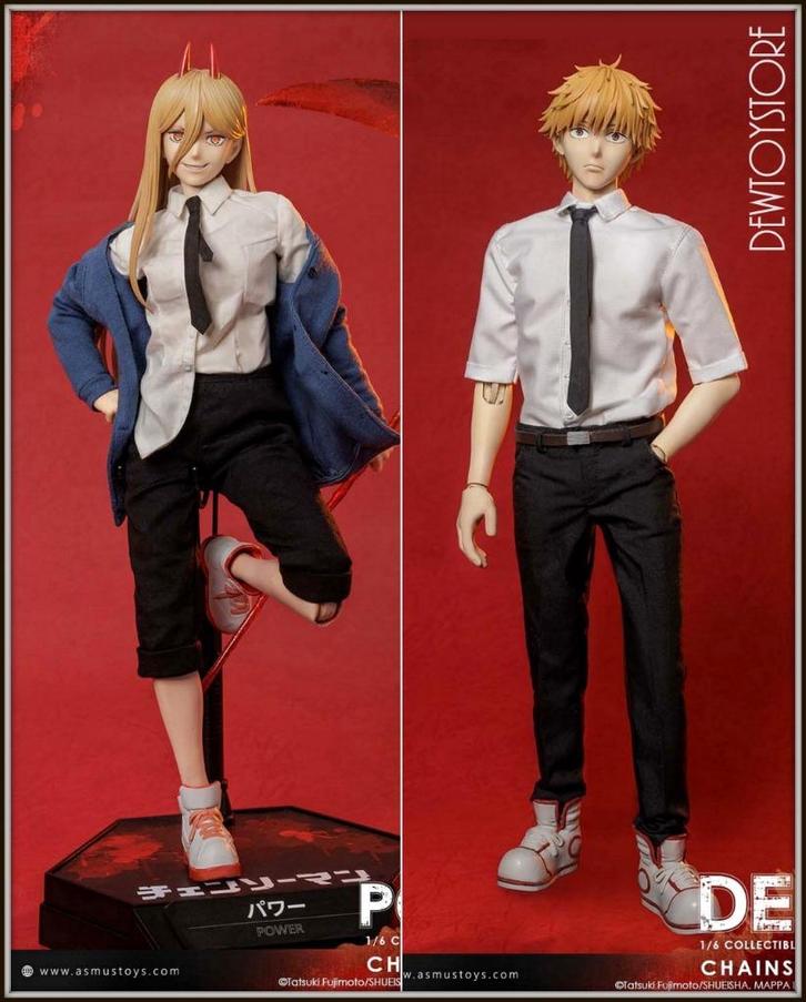 [Pre-order]Asmus Toys 1/6 Scale Action Figure - Chainsaw Man, Verzamelen, Poppetjes en Figuurtjes, Nieuw, Verzenden