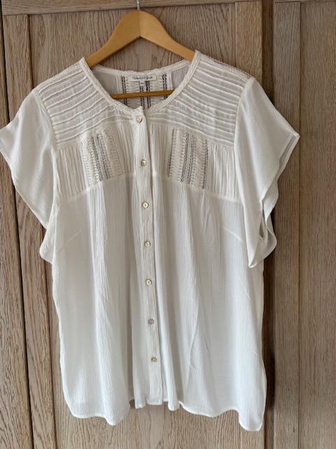 NIEUW: blouse Tramontana maat 44, Kleding | Dames, Blouses en Tunieken, Nieuw, Maat 42/44 (L), Wit, Ophalen of Verzenden