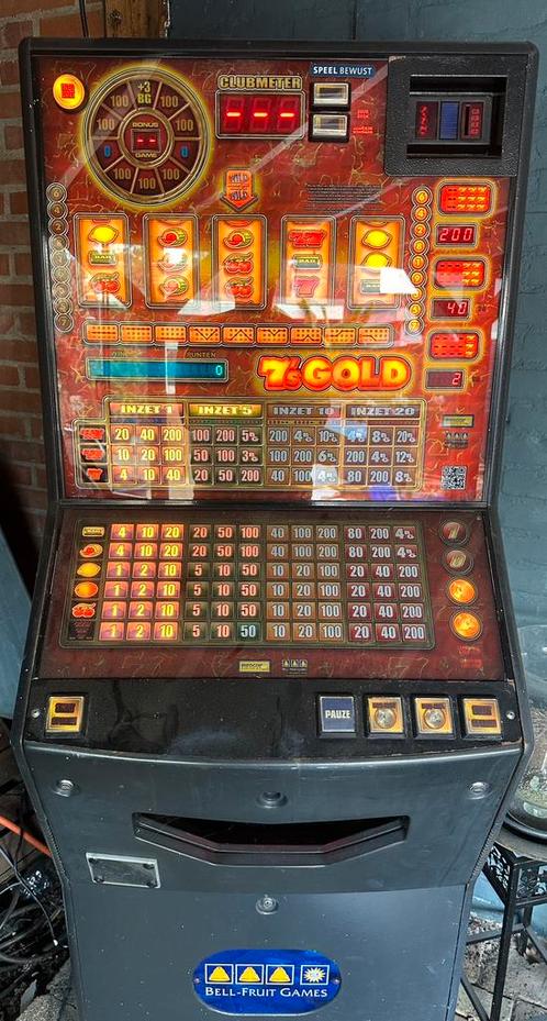 7’s Gold gokkast met sleutels en boekjes 7s Gold, Verzamelen, Automaten | Gokkasten en Fruitautomaten, Gebruikt, Euro, Met sleutels