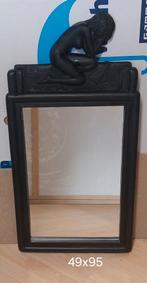 Mooie artdeco spiegel( kalk,gips materiaal), Antiek en Kunst, Ophalen, Rechthoekig