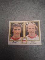 Panini sticker Voetbal 81. Bastiani/Bischot FC Amsterdam., Verzenden, Zo goed als nieuw, Sticker