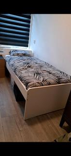 Ikea bed Slakt eenpersoonsbed, Huis en Inrichting, Slaapkamer | Bedden, 90 cm, Eenpersoons, Wit, Hout