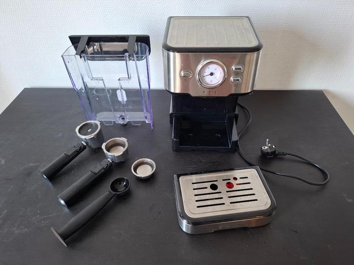 Princess 249412 Espressomachine – Consumentenbond Beste Koop, Witgoed en Apparatuur, Koffiezetapparaten, Zo goed als nieuw, Gemalen koffie