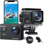 WOLFANG GA300 actiecamera 4K 60FPS 24MP onderwatercamera, Ophalen of Verzenden, Nieuw, Overige merken