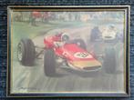 4x vintage race afbeeldingen van Michael Hunter, Antiek en Kunst, Ophalen of Verzenden