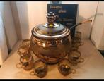 Booms , 10 delig,  Antieke Bowlset met gouden banden, Ophalen of Verzenden