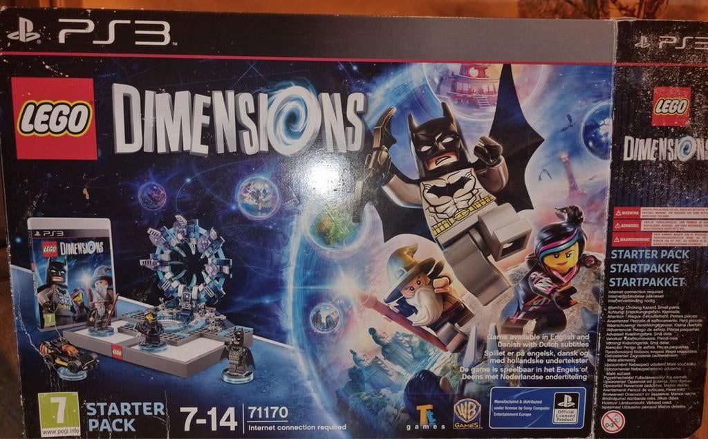 PS3 Lego Dimensions Starter Pack, Avontuur en Actie, Gebruikt, 2 spelers, Ophalen of Verzenden