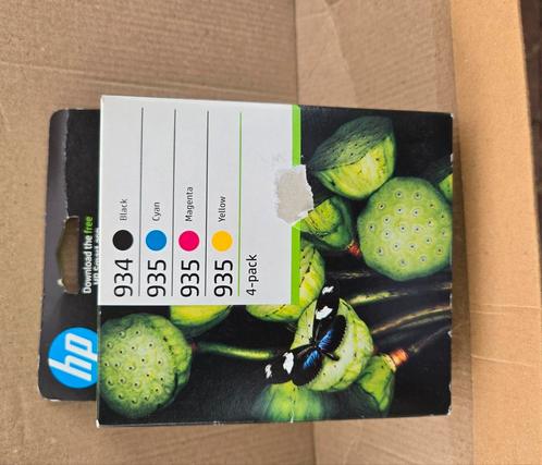 934 originele zwarte/935 cyaan/magenta/gele inktcartridges,, Computers en Software, Printerbenodigdheden, Nieuw, Ophalen of Verzenden