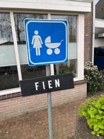 Verkeersbord/geboortebord, Kinderen en Baby's, Geboortebord, Zo goed als nieuw, Ophalen