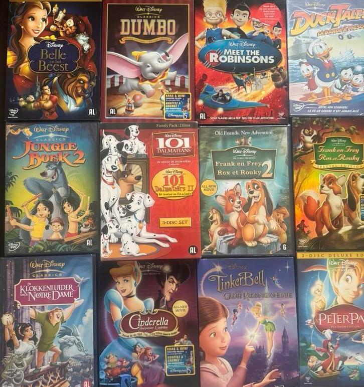 Waltdisney dvds nieuw in seal ! 17 stuks partij, Cd's en Dvd's, Dvd's | Klassiekers, Nieuw in verpakking, 1980 tot heden, Alle leeftijden