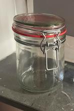 Weckpot groot glas glazen pot, Ophalen, Zo goed als nieuw, Glas, Pot, Bus of Blik