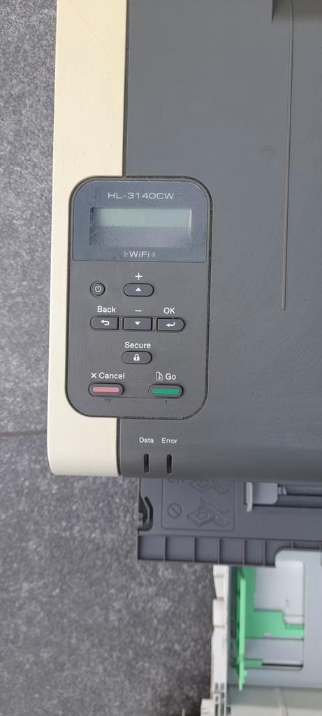 Printer Brother HL-3140CW met extra toners ( printer defect), Computers en Software, Printers, Nieuw, Ophalen