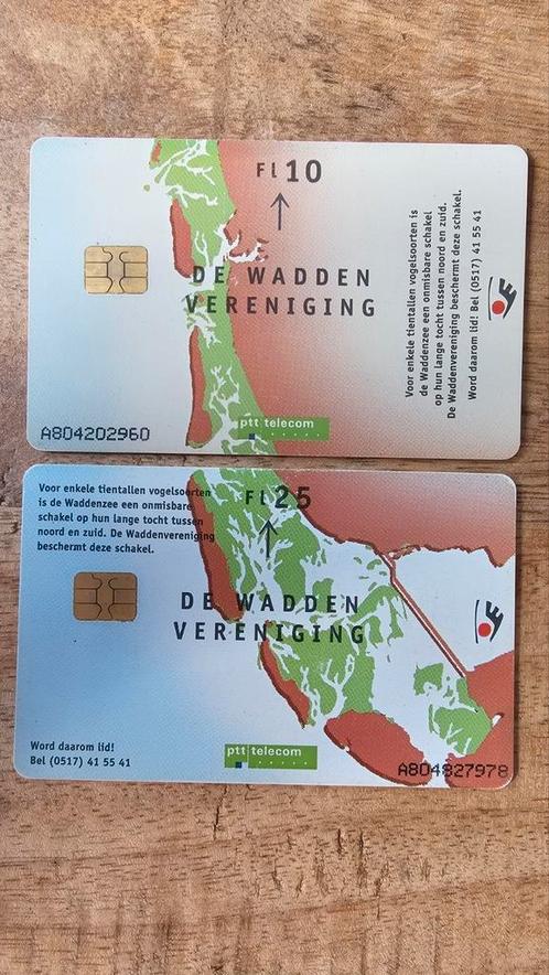 PTT Telecom telefoonkaarten – Waddenvereniging editie, Verzamelen, Telefoonkaarten, Nederland, Ophalen of Verzenden