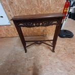 Engelse mooi bewerkte sitetable, Huis en Inrichting, Tafels | Sidetables, Ophalen, Gebruikt, Rechthoekig, Engels