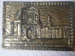 Mooi oud koper Bordje v/d Delfsepoort Rotterdam, Antiek en Kunst, Ophalen, Koper