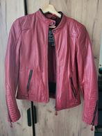 Rode leren jas met rugbescherming, Maat 38/40 (M), Ophalen of Verzenden, Zo goed als nieuw, Richa