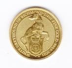 1/4 ounce Goud "White greyhound of Richmond" Queen's beasts, Ophalen of Verzenden, Goud