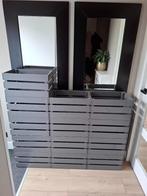 Knagglig houten grijze kisten 10 stuks, Ophalen, Gebruikt, Minder dan 50 cm, Minder dan 50 cm