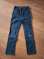 H&M vintage straight high waist spijkerbroek 34, H&M, Blauw, Ophalen of Verzenden, Zo goed als nieuw