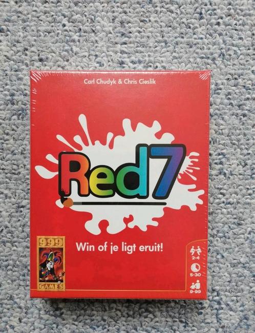 Red 7 kaartspel (NL, 999 games) nieuw, Hobby en Vrije tijd, Gezelschapsspellen | Kaartspellen, Nieuw, Ophalen of Verzenden