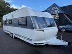 Hobby Prestige 650 UMFE 2019 | Airco | Mover | Voortent, Caravans en Kamperen, Hobby, Schokbreker, Bedrijf, Treinzit