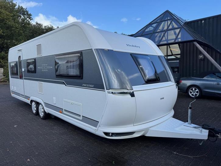 Hobby Prestige 650 UMFE 2019 | Airco | Mover | Voortent, Caravans en Kamperen, Caravans, Bedrijf, tot en met 5, 1500 - 2000 kg