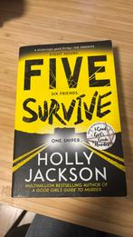 Five Survive Boek YA, Ophalen of Verzenden, Gelezen, Holly Jackson, Fictie