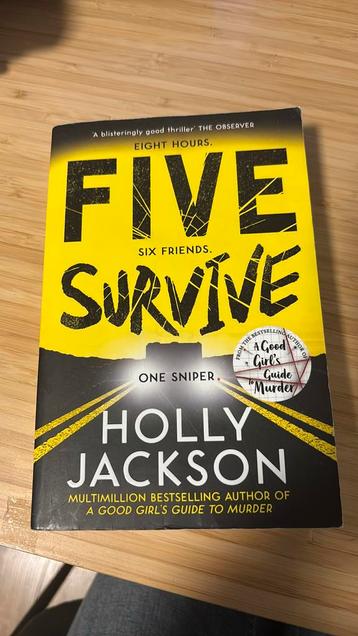 Five Survive Boek YA beschikbaar voor biedingen